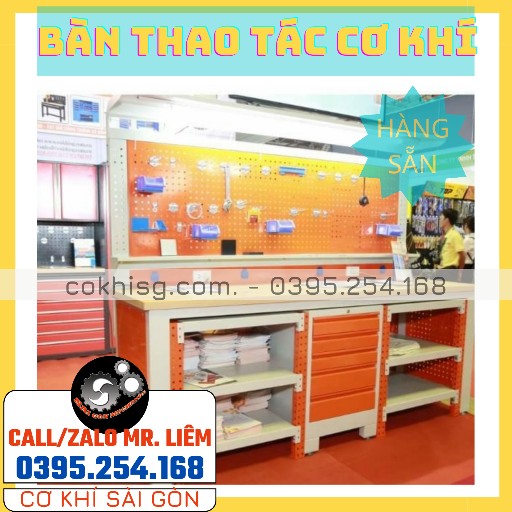 Bàn thao tác cơ khí công nghiệp chuyên dụng